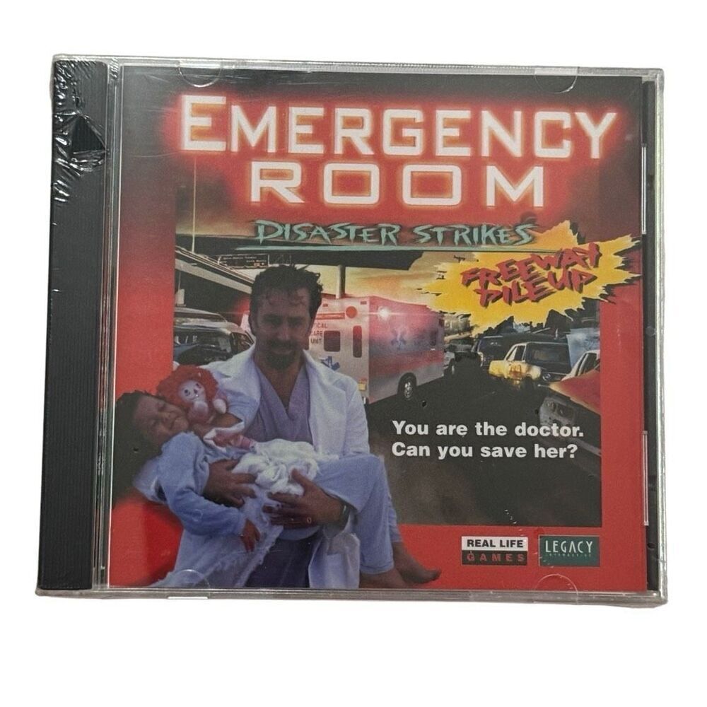 Emergency Room Disaster Strikes PC Game Interactive Legacy CD New 2000 Sealed